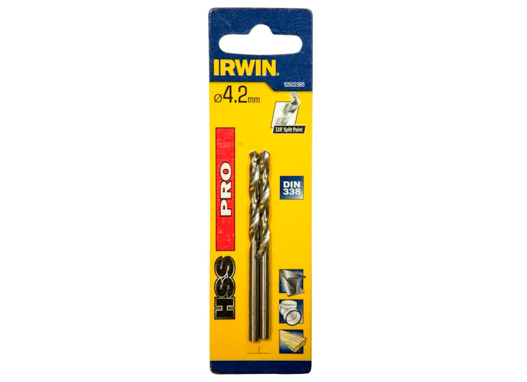 IRWIN HSS PRO METAALBOOR 4.2MM