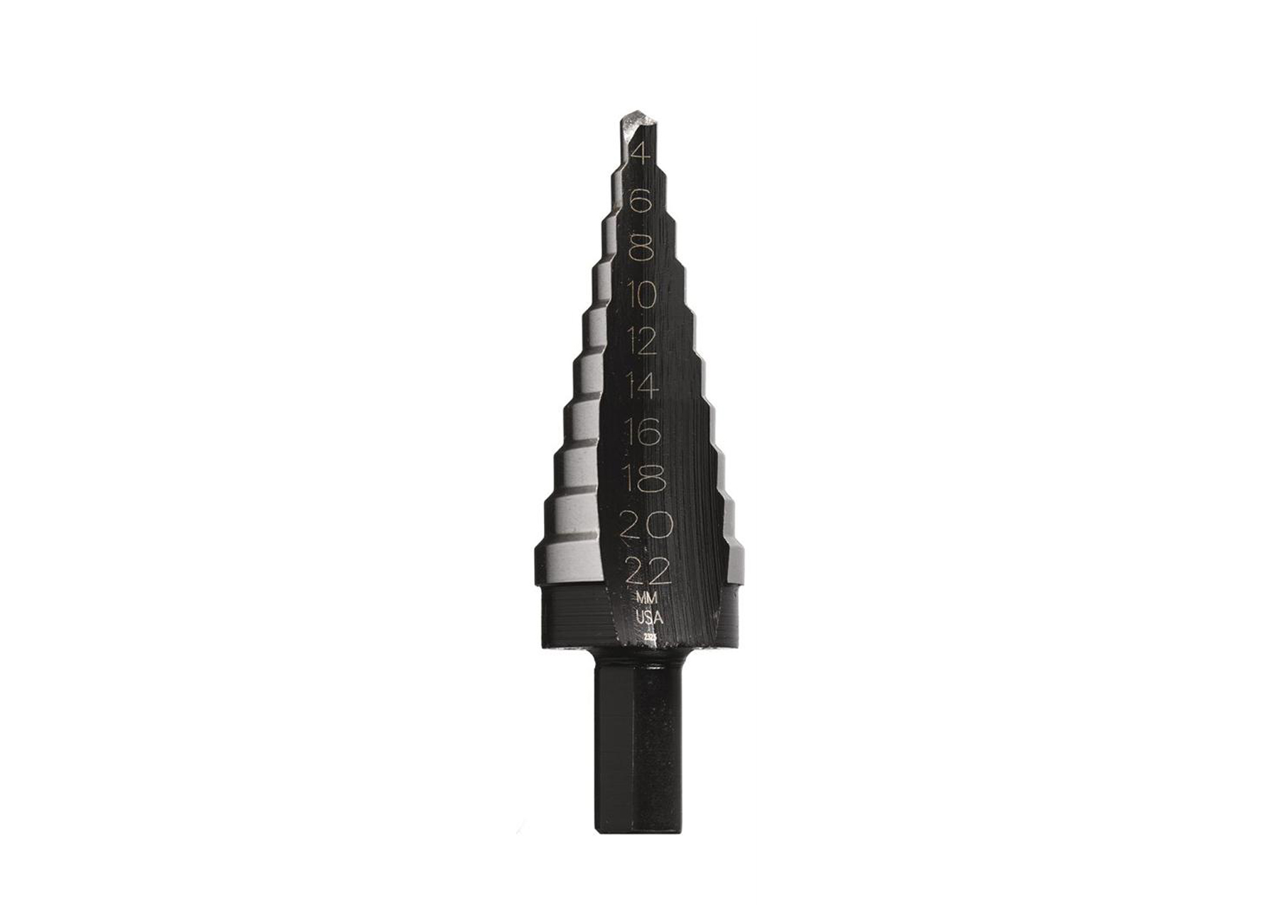 IRWIN FORET ETAGE 4M 10 DIAMETRES DE PERCAGE (4MM-22MM), INCREMENTS DE 2MM