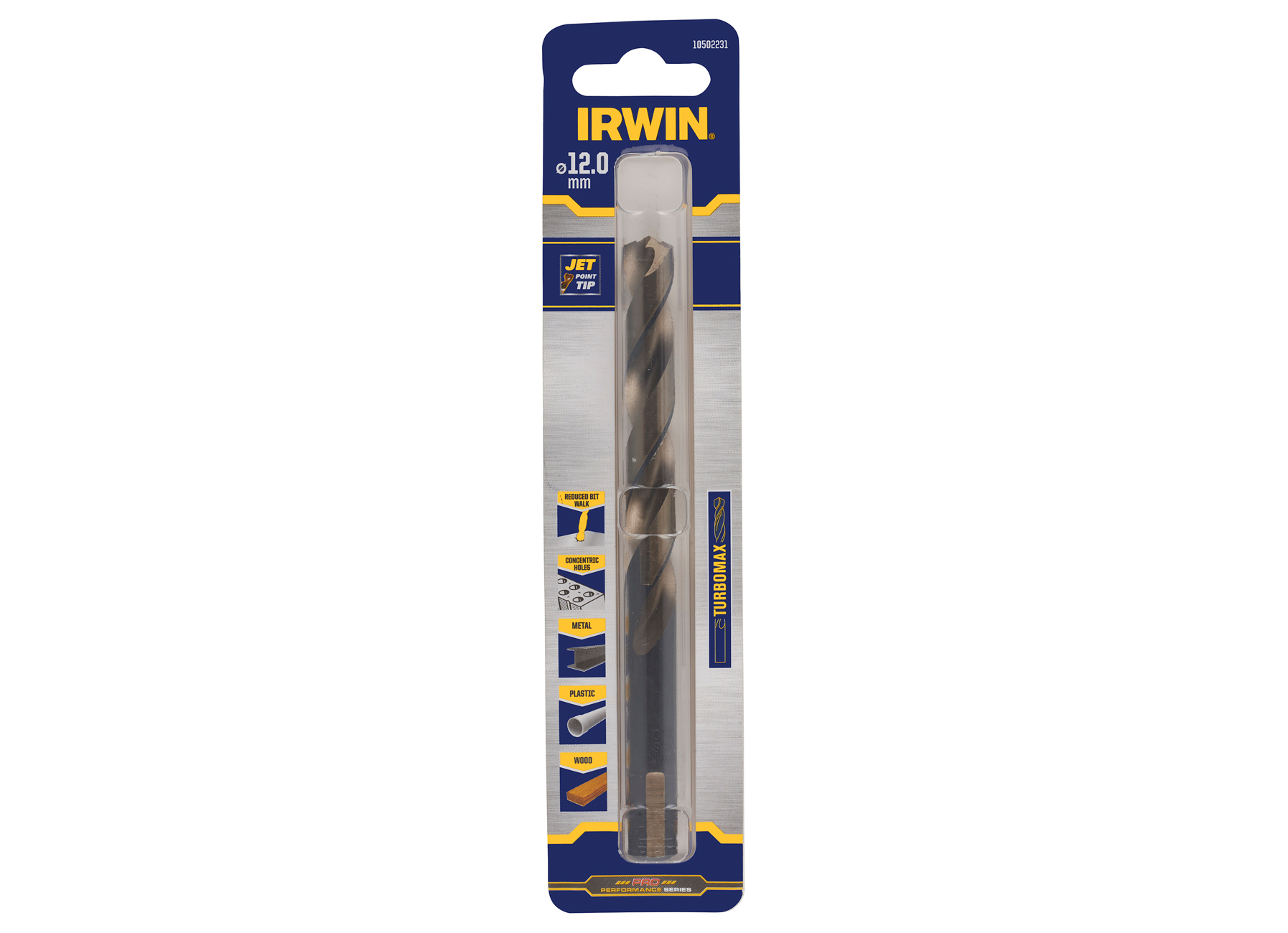 IRWIN HSS METAALBOOR TURBOMAX 12.0MM