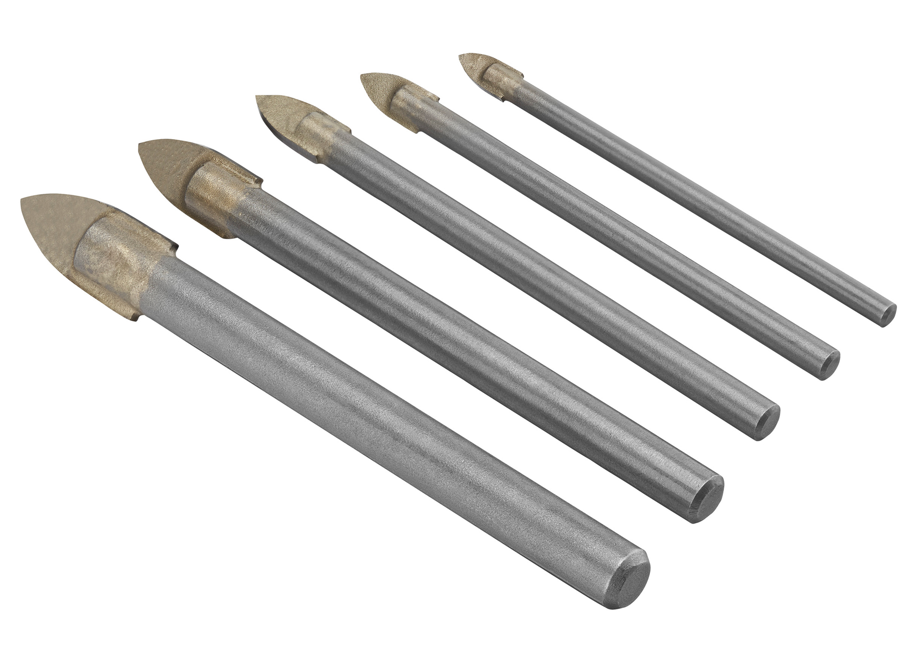 IRWIN FORETS VERRE ET CERAMIQUE COFFRET DE 5 FORETS: 4 /5 /6 /8 /11 MM