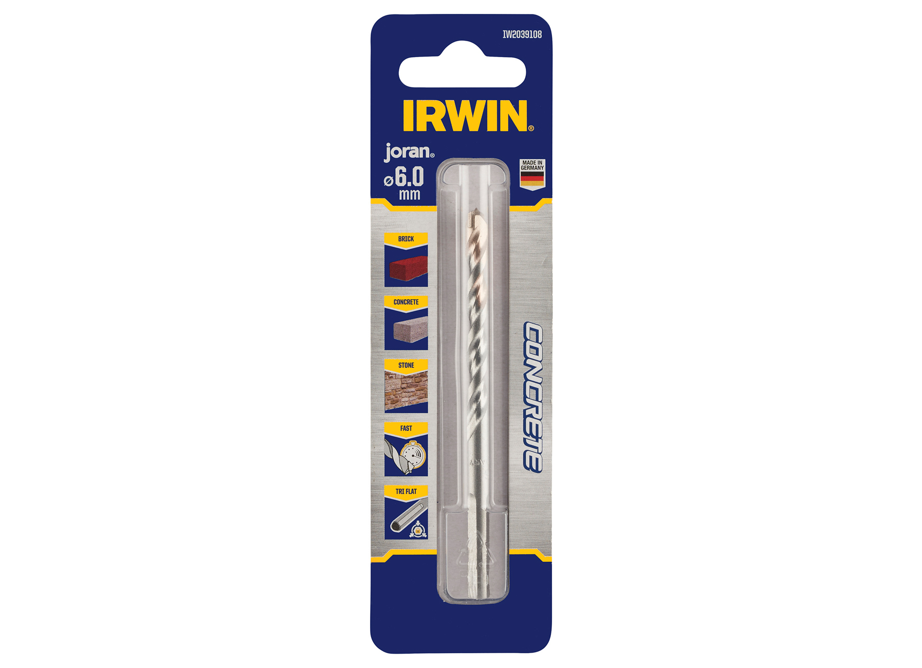 IRWIN FORET A BETON 6.0X100MM
