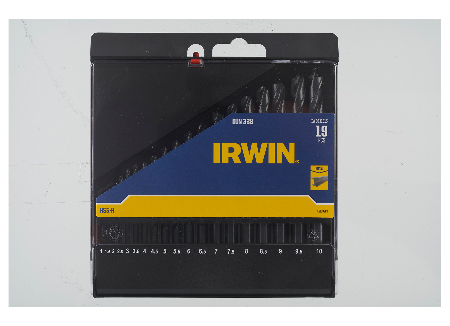 IRWIN HSS METAALBOREN SET 19STK 1.0 T/M 10.0MM