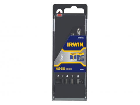 IRWIN HSS METAALBOREN SET 5STK 2/3/4/5/6MM