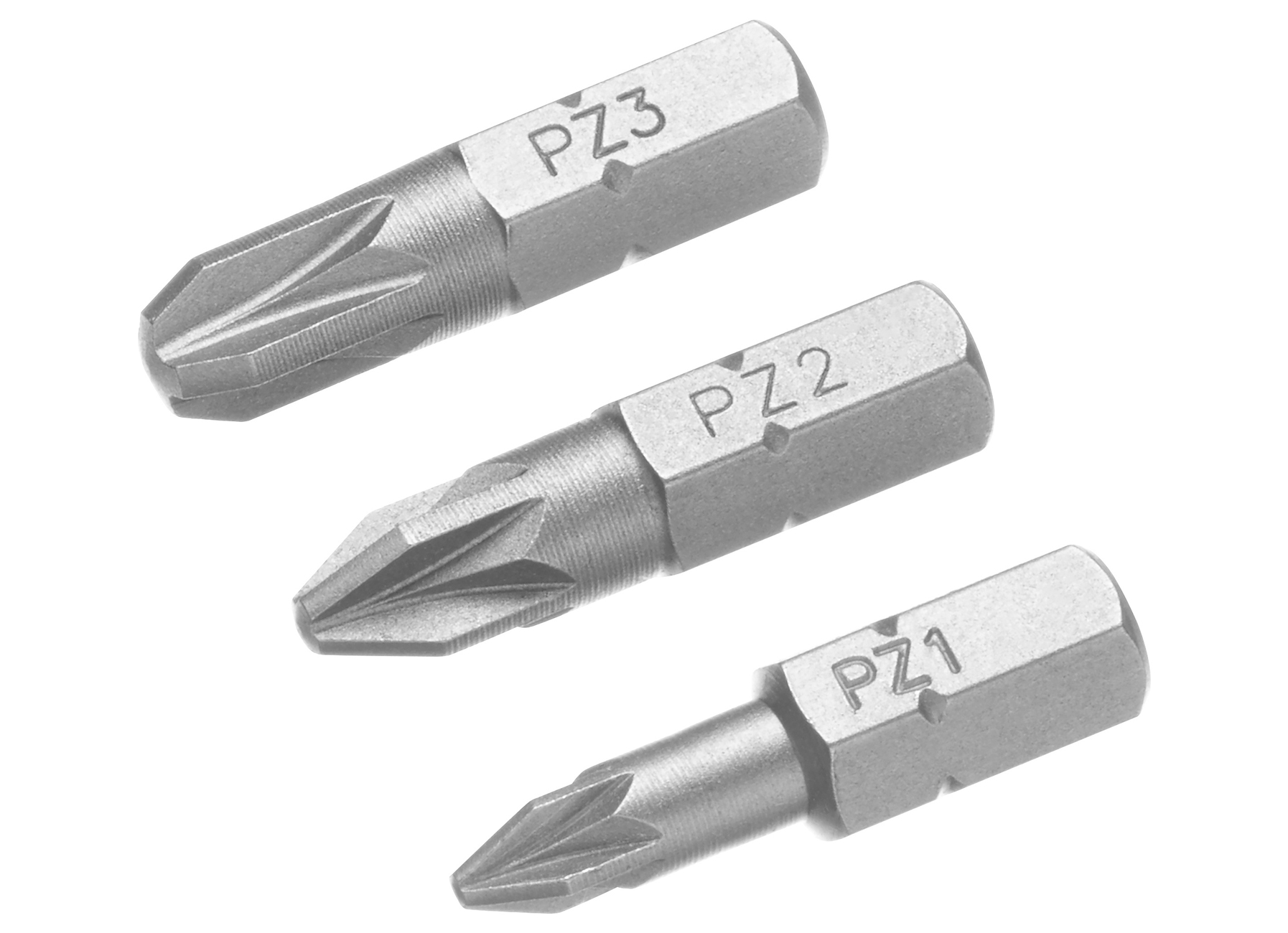 IRWIN POZIDRIV SCHROEFBITS SET 3PCS PZ1, PZ2, PZ3 - 25MM