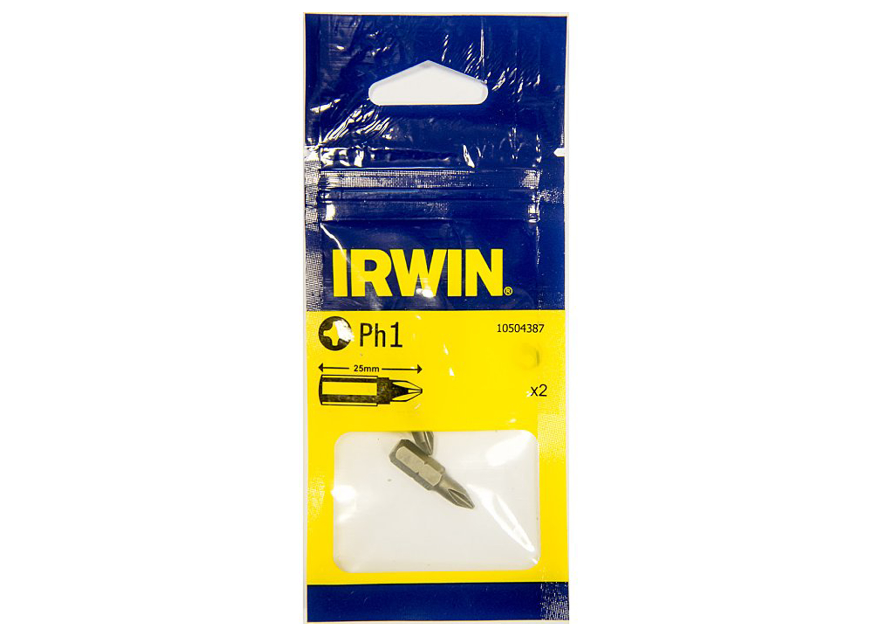 IRWIN PHILIPS PH1 - 1/4'' / 25 MM - 2 STUKS 