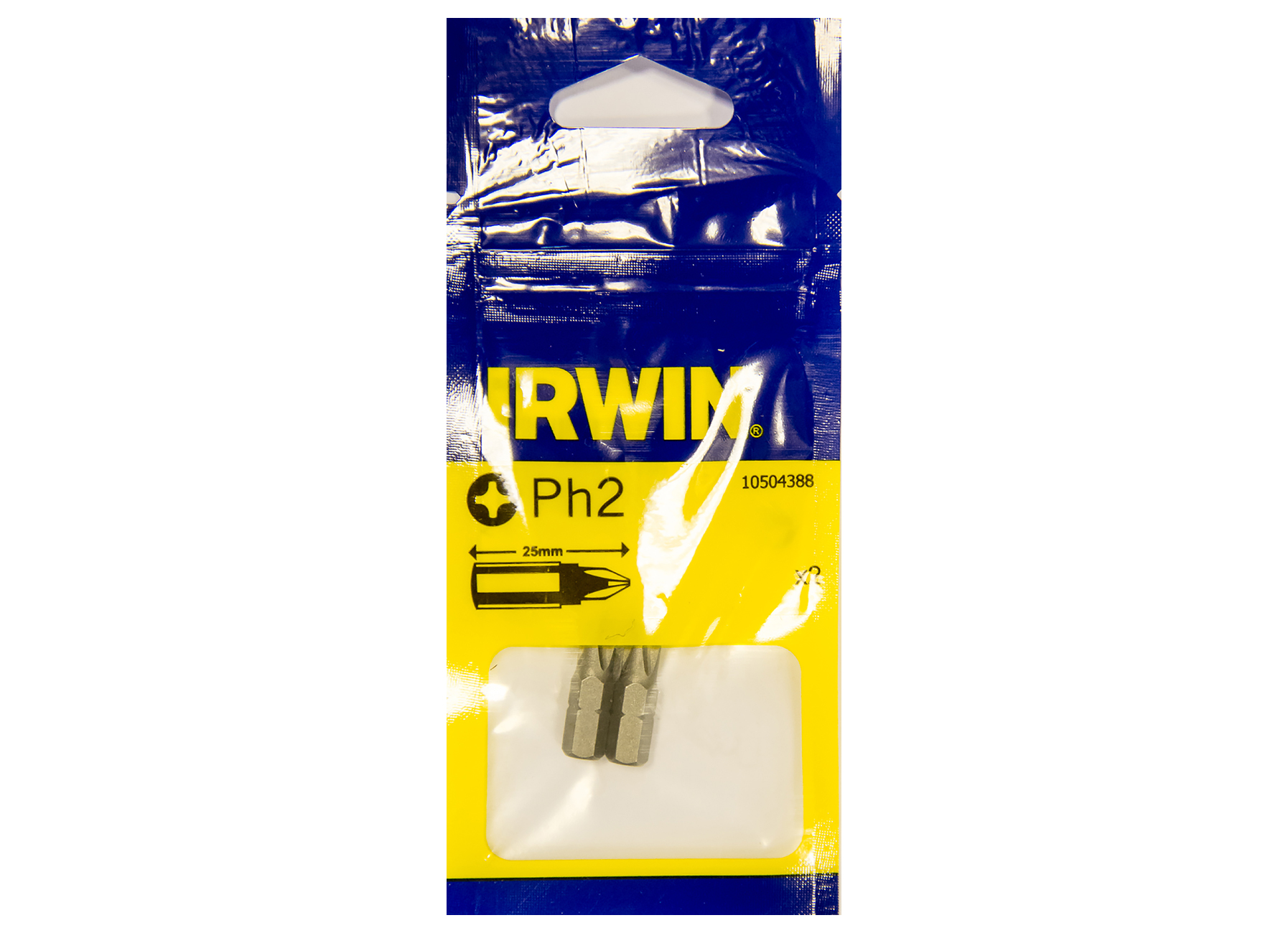 IRWIN PHILIPS PH2 - 1/4'' / 25 MM - 2 PIECES