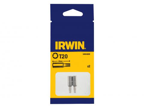 IRWIN TORX T20 - 1/4''/25MM - 2 STUKS