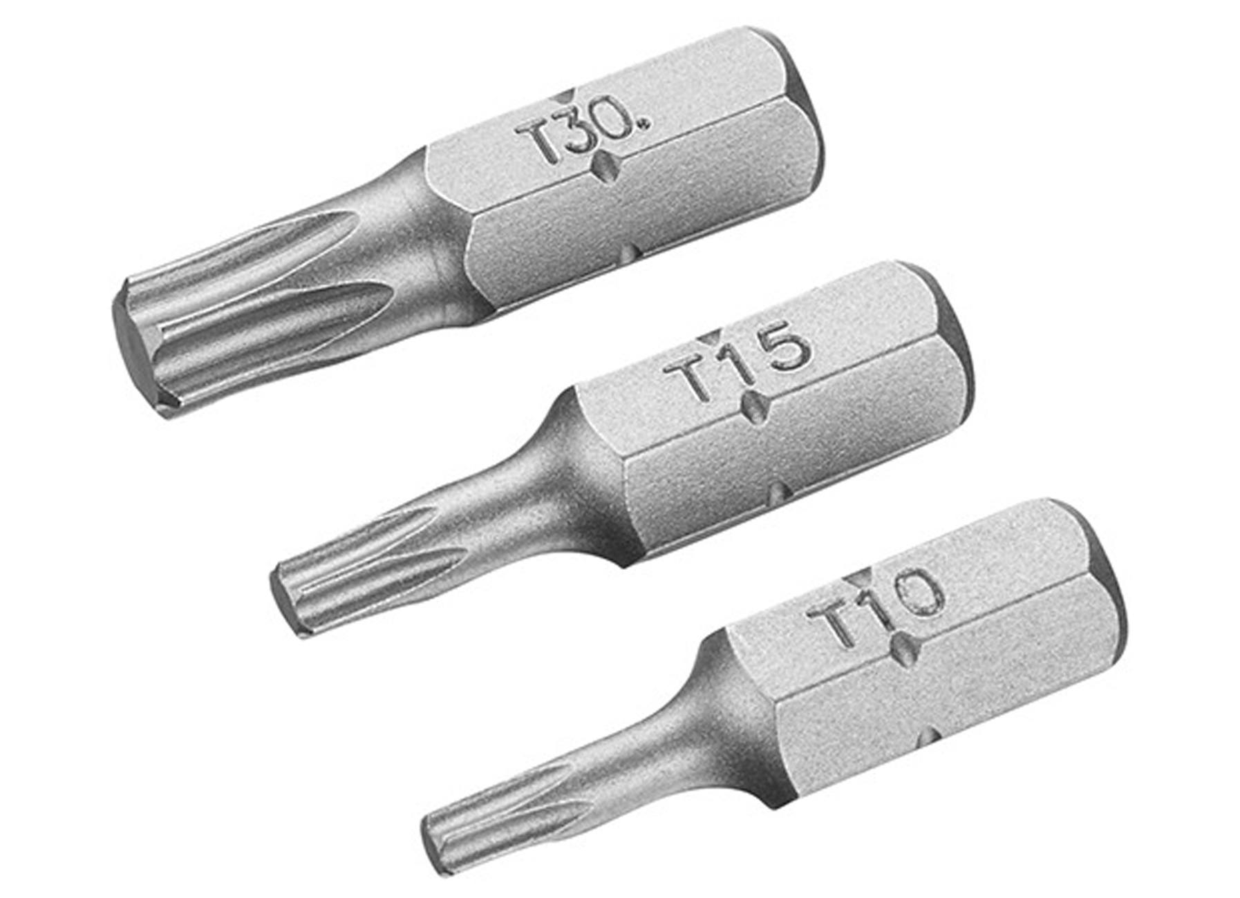 IRWIN TORX, SET 3PCS T10, T15, T30 - 25MM