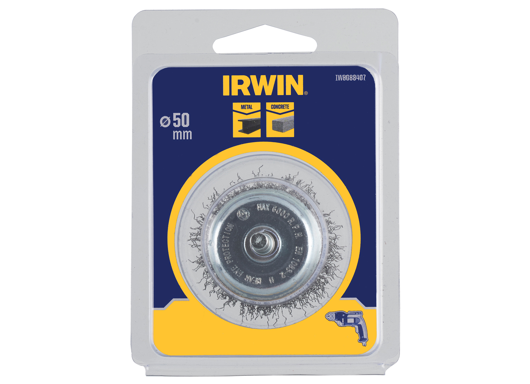 IRWIN BROSSE METALLIQUE POUR METAL, Ø 50MM