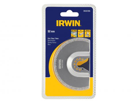 IRWIN LAME DE SCIE SEGMENTEE POUR MULTITOOLS OSCILLANTS B+D, POUR LE DEFONCAGE ET AUTRES APPLICATIONS, LARGEUR 92MM, EPAISSEUR 2MM