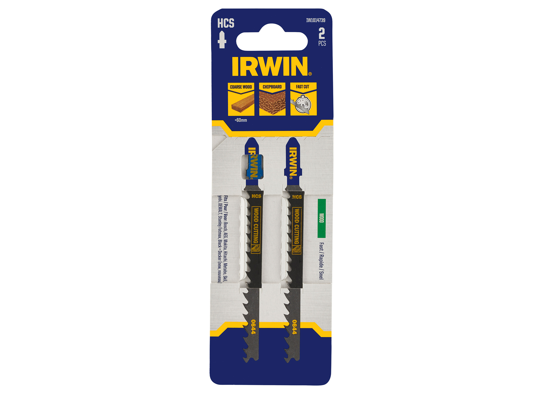 IRWIN PRO PERFORMANCE DECOUPEERZAAGBLADEN HOUT