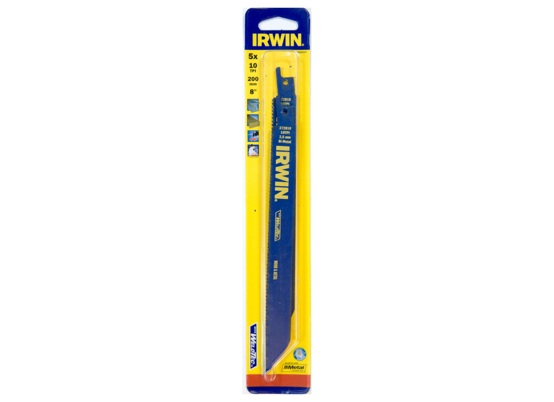 IRWIN METAAL- EN HOUTZAAG 810R 8” / 200MM 10TPI