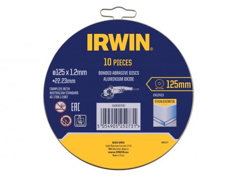 IRWIN BLIK DOORSLIJPSCHIJFVEN METAAL 10STK - 125 X 1,2MM