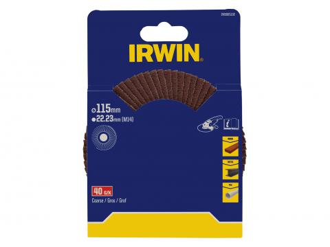 IRWIN DISQUE A LAMELLES (MEULEUSE D'ANGLE), Ø 115, K40