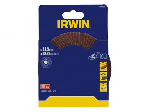 IRWIN LAMELLEN SCHUURSCHIJF (HAAKSE SLIJPER), Ø 115, K60