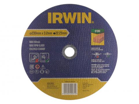 IRWIN DOORSLIJPSCHIJF STEEN, PLAT - 230MM X 3.0MM