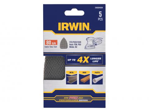 IRWIN ABRASIFS SYNTHETIQUE MULTI BOSCH (PSM80A, PSM160A), SKIL, LUX ET METABO, K80