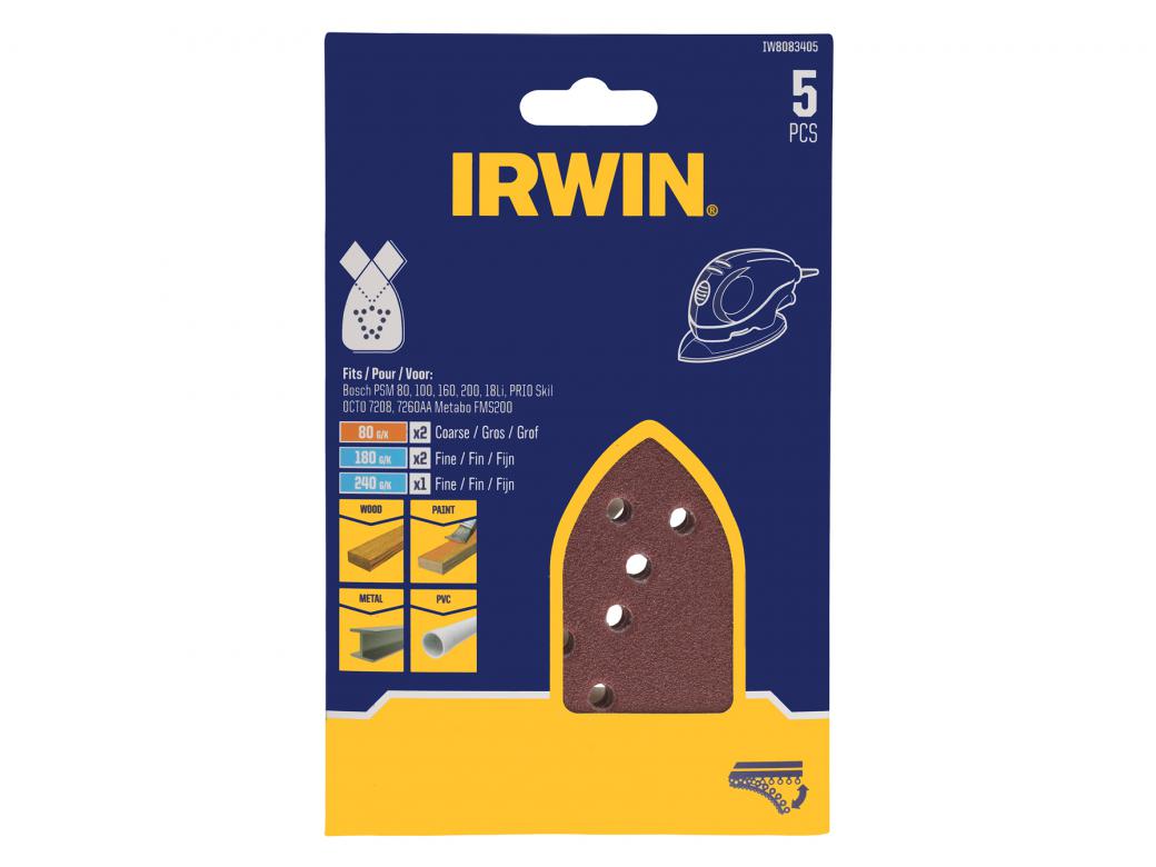 IRWIN SET PAPIERS ABRASIFS