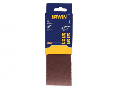 IRWIN BANDES ABRASIVES (BOSCH PBS60), BANDE 60X400MM, K100