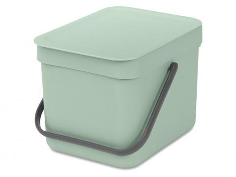 BRABANTIA AFVALEMMER SORT & GO 6L JADE GREEN
