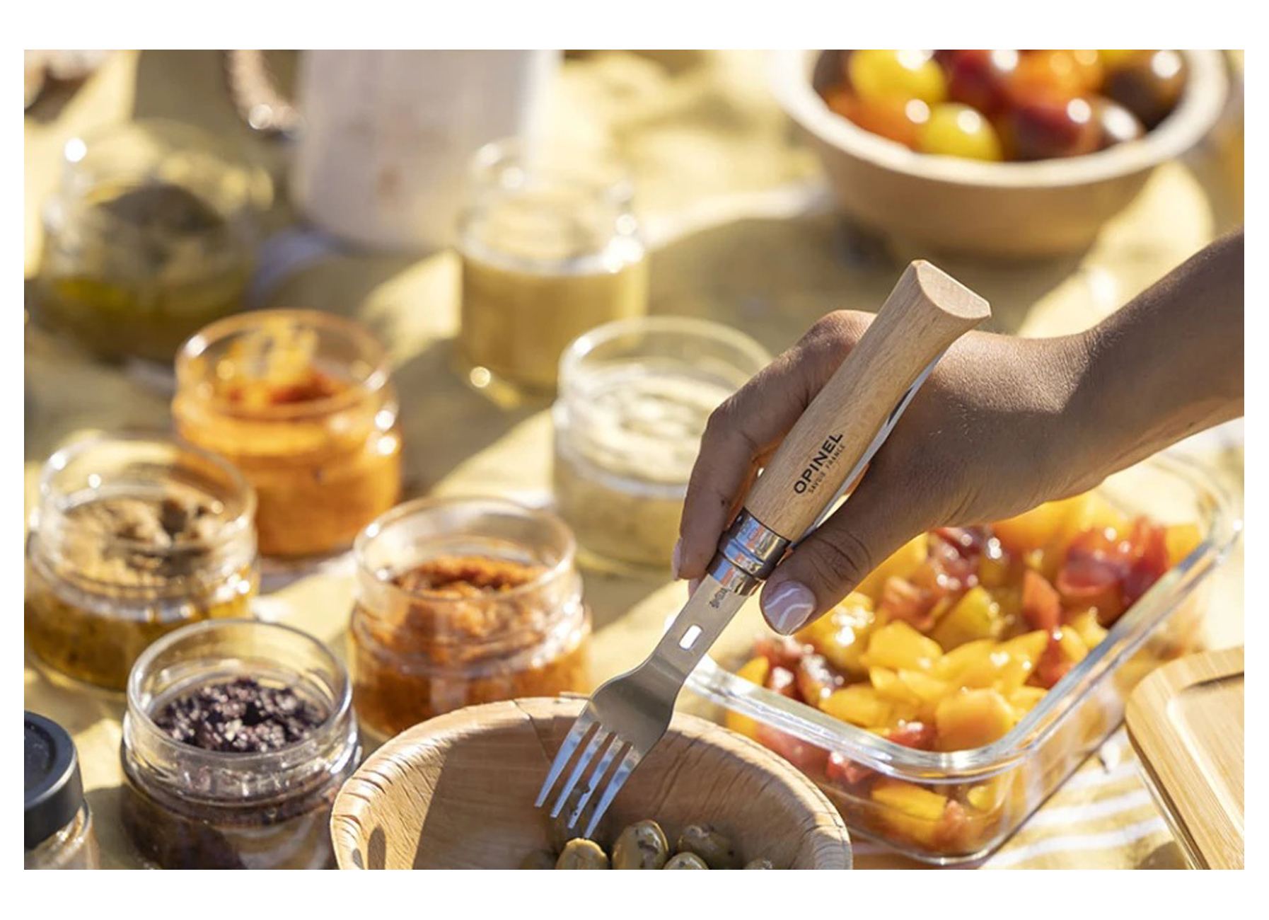 OPINEL SET COMPLET PICNIC+ 4 PCS