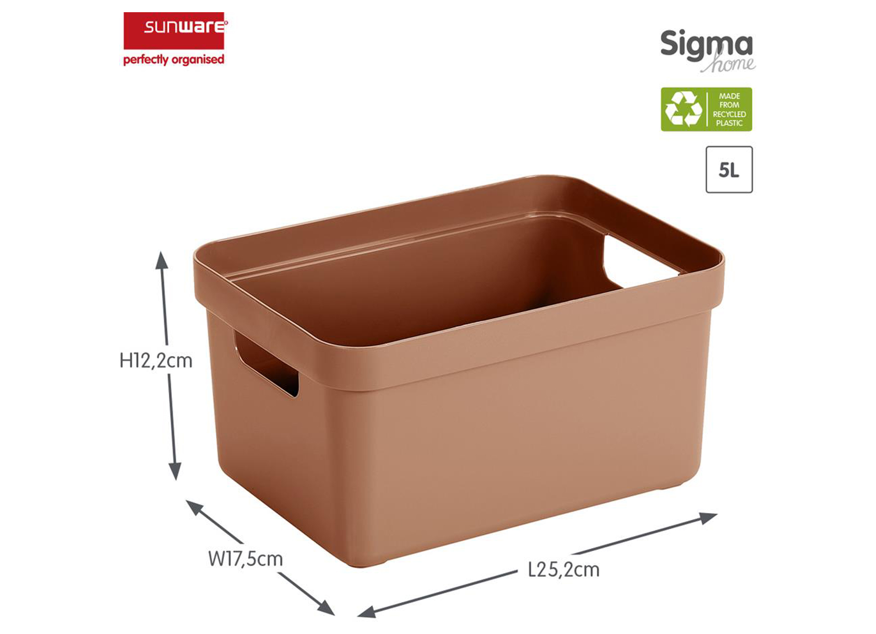 SIGMA HOME OPBERGBOX TERRA 5L