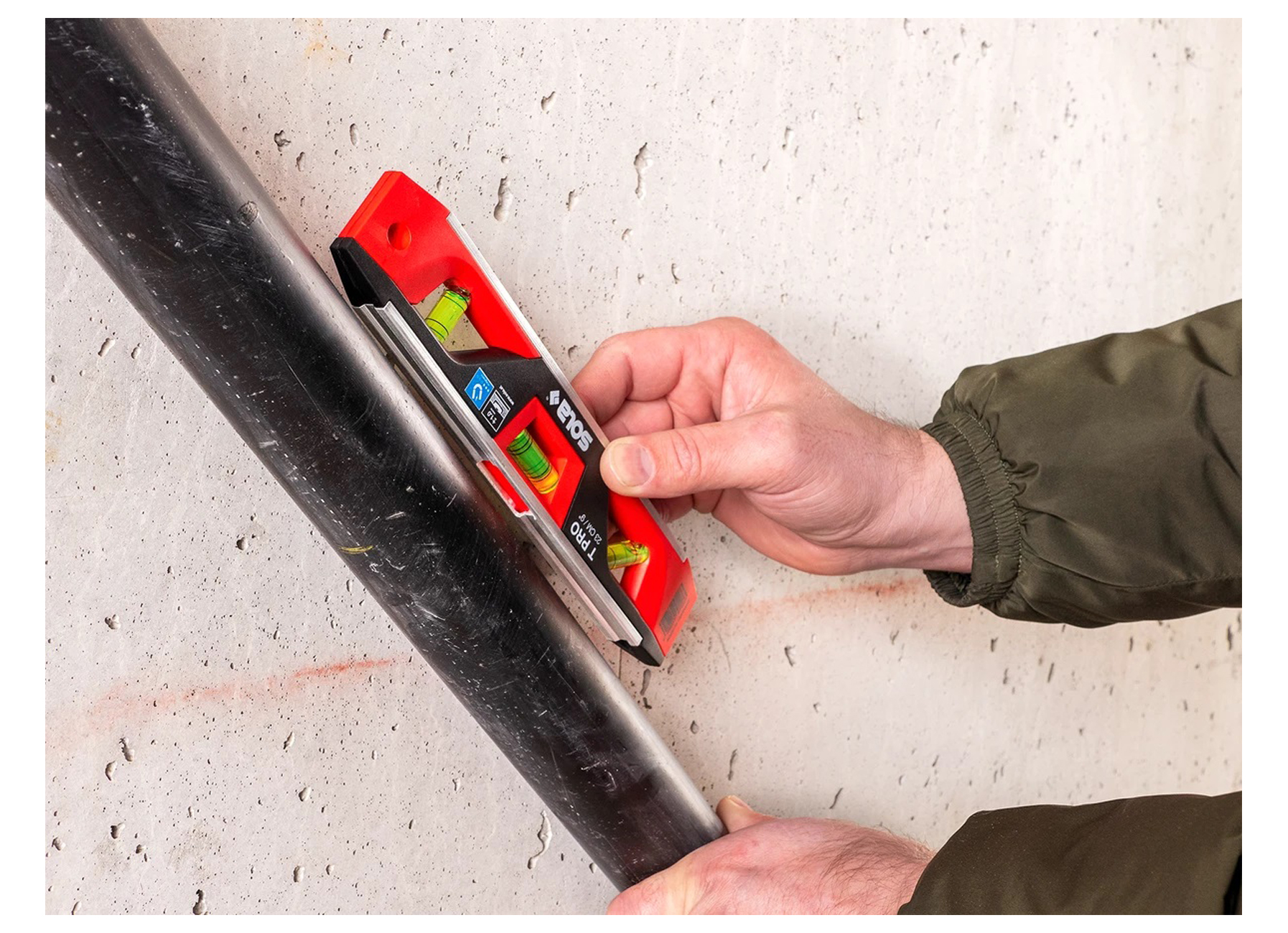 SOLA NIVEAU ALUMINIUM-PLASTIQUE TORPEDO T-PRO