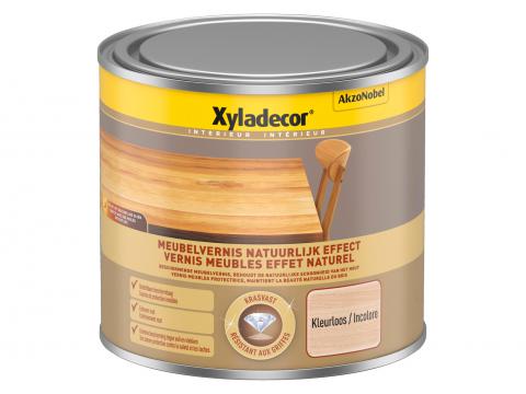 XYLADECOR MEUBEL VERNIS NATUURLIJK EFFECT KLEURLOOS 0.5L