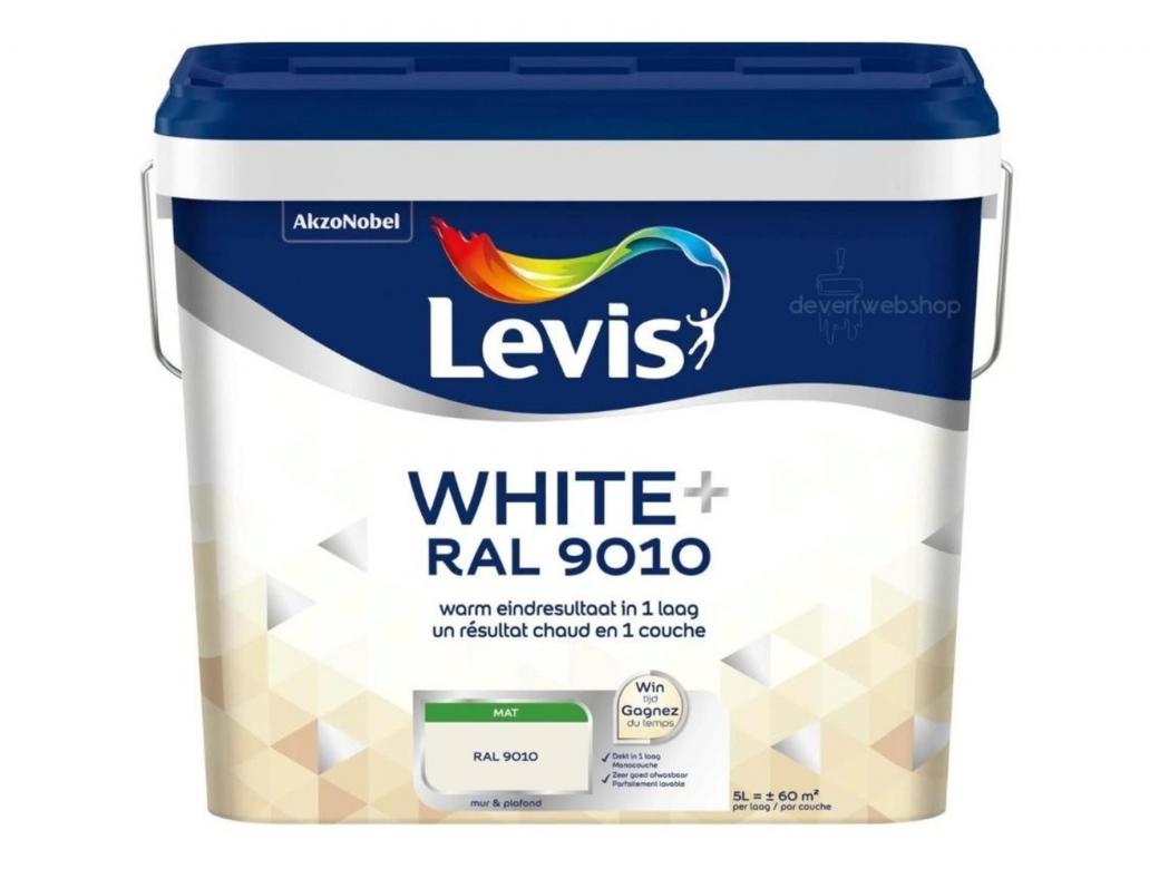 LEVIS WHITE+ RAL 9010 5L