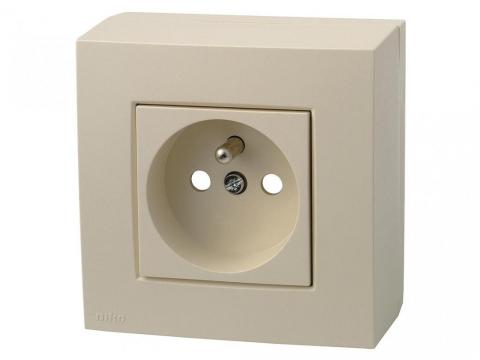 NIKO PRISE APPARENTE AVEC BROCHE DE TERRE ORIGINAL CREAM