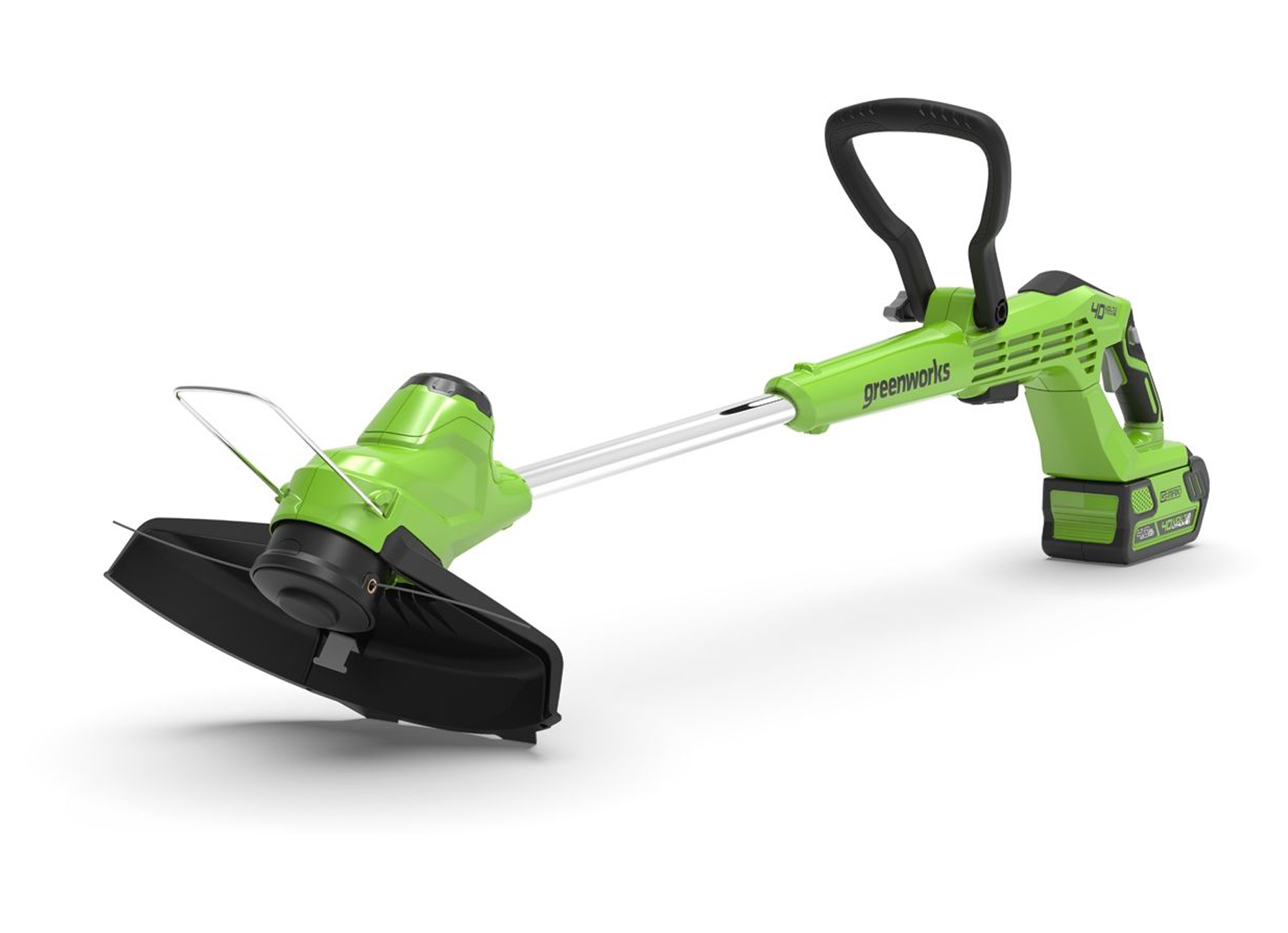 GREENWORKS TAILLE-HERBES + 2 X 2AH BATTERIES + CHARGEUR