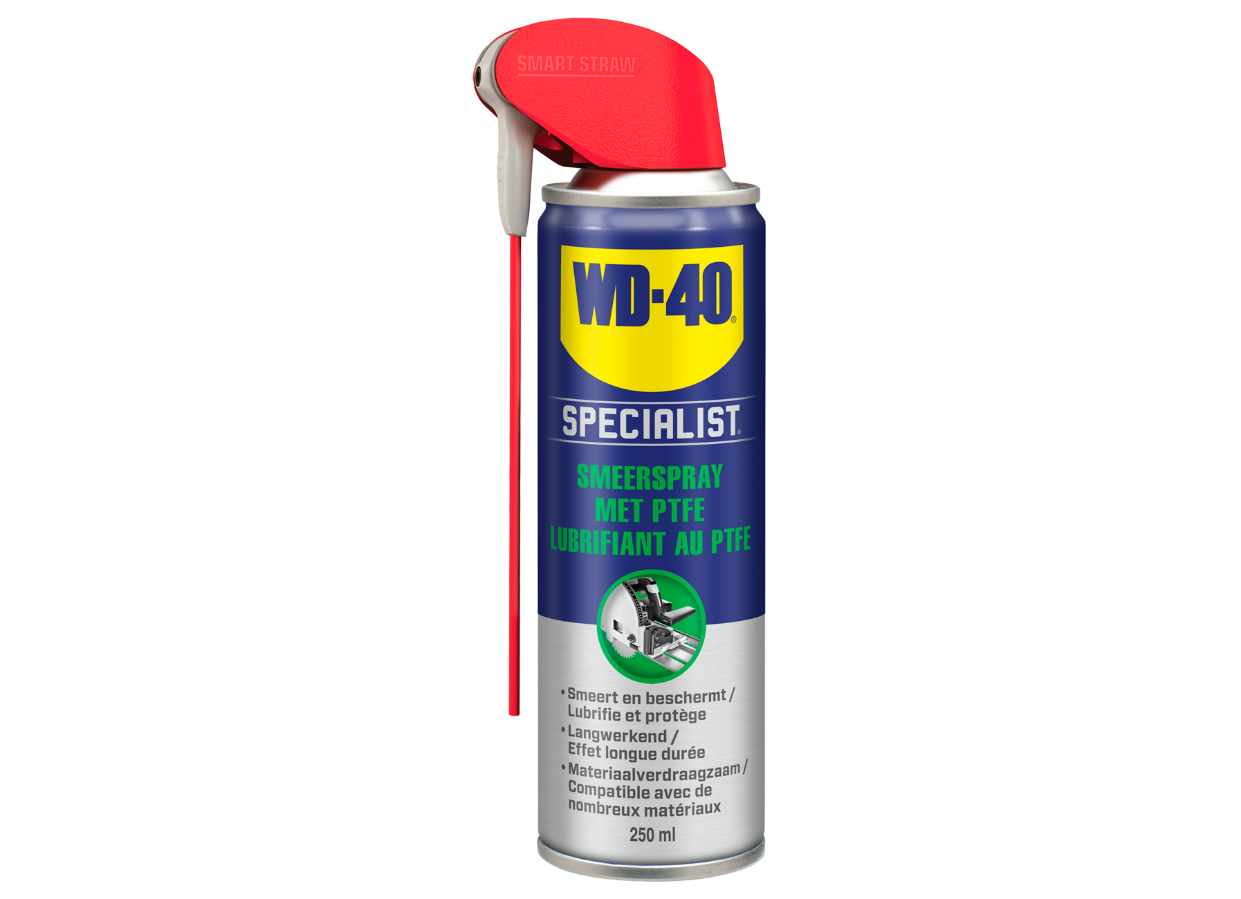 WD40 SPECIALIST HOOGWAARDIGE SMEERSPRAY MET PTFE 250ML