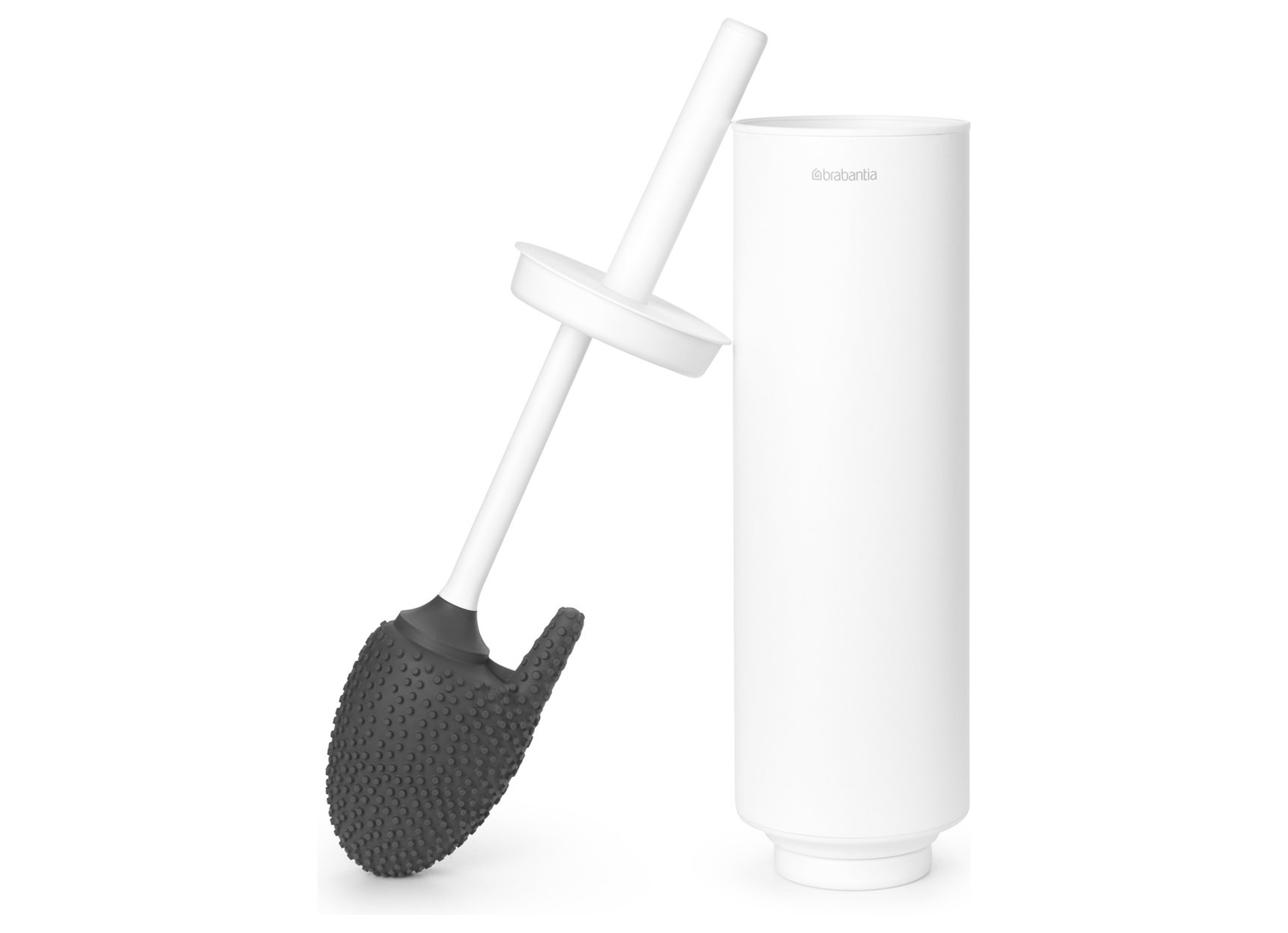 BRABANTIA MINDSET TOILETBORSTEL + SUPPORT MINERAL FRESH WHITE