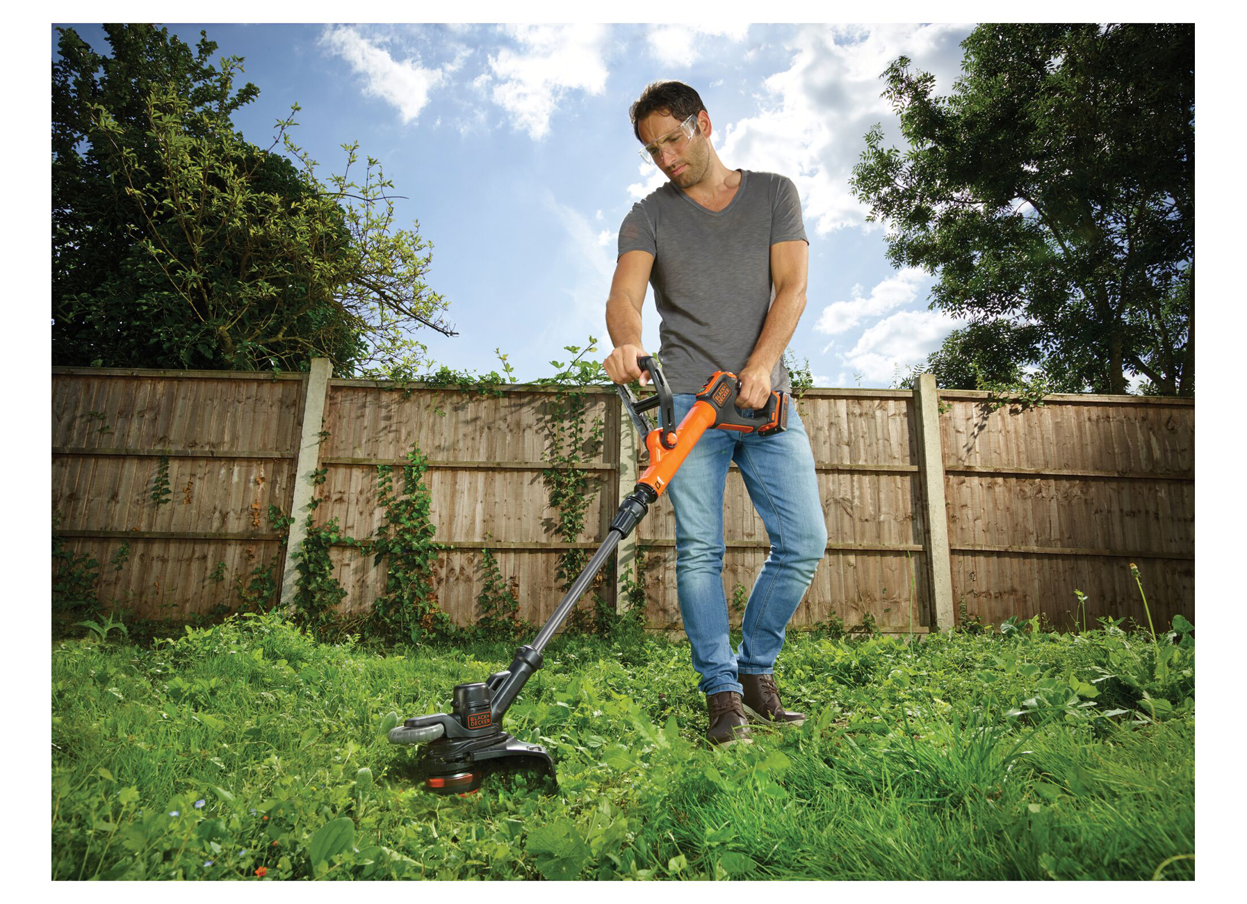 BLACK & DECKER COUPE-BORDURES AFS 18V 4.0AH 28CM STC1840PC-QW