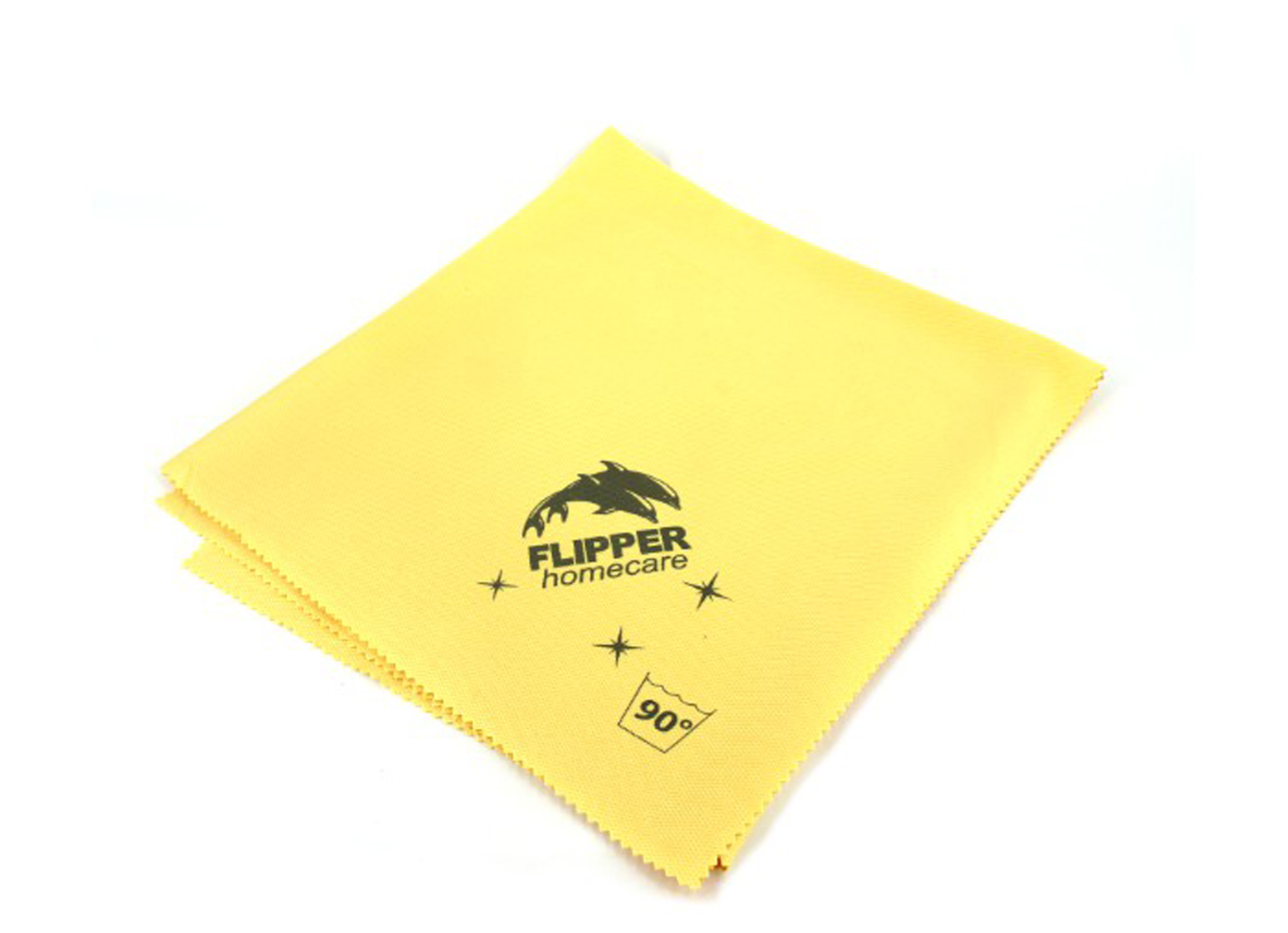 FLIPPER SHINE MICROTEX CHIFFON A FIBRE 50X70CM GEEL 4-PACK