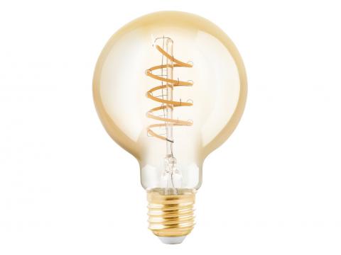 EGLO LED LAMP E27 Ø80MM 4W AMBER 2200K