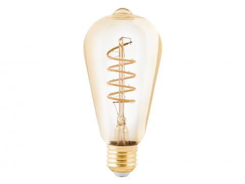 EGLO AMPOULE LED E27 Ø64MM 4W AMBRE 2200K