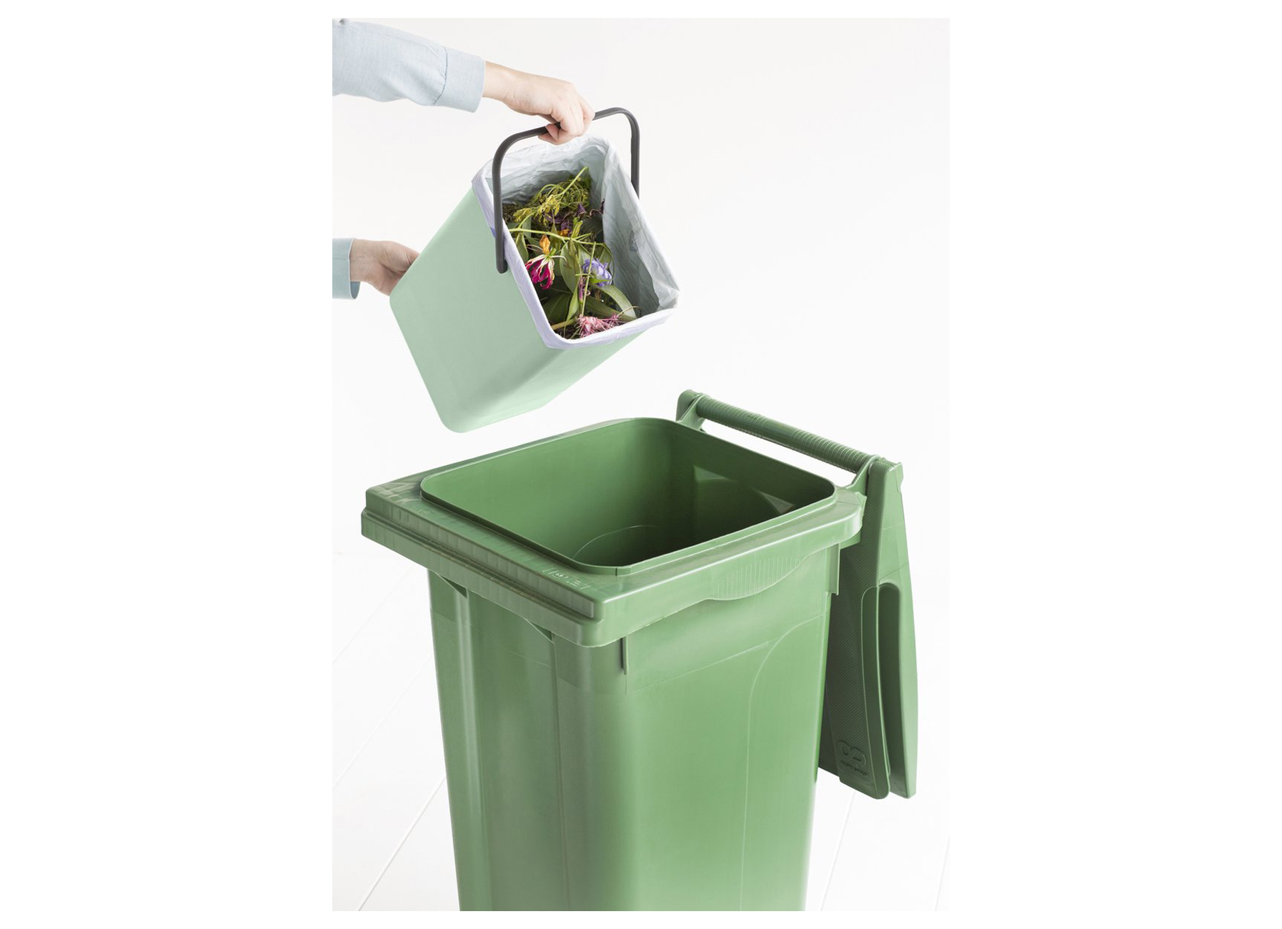 BRABANTIA AFVALEMMER SORT & GO 12L JADE GREEN