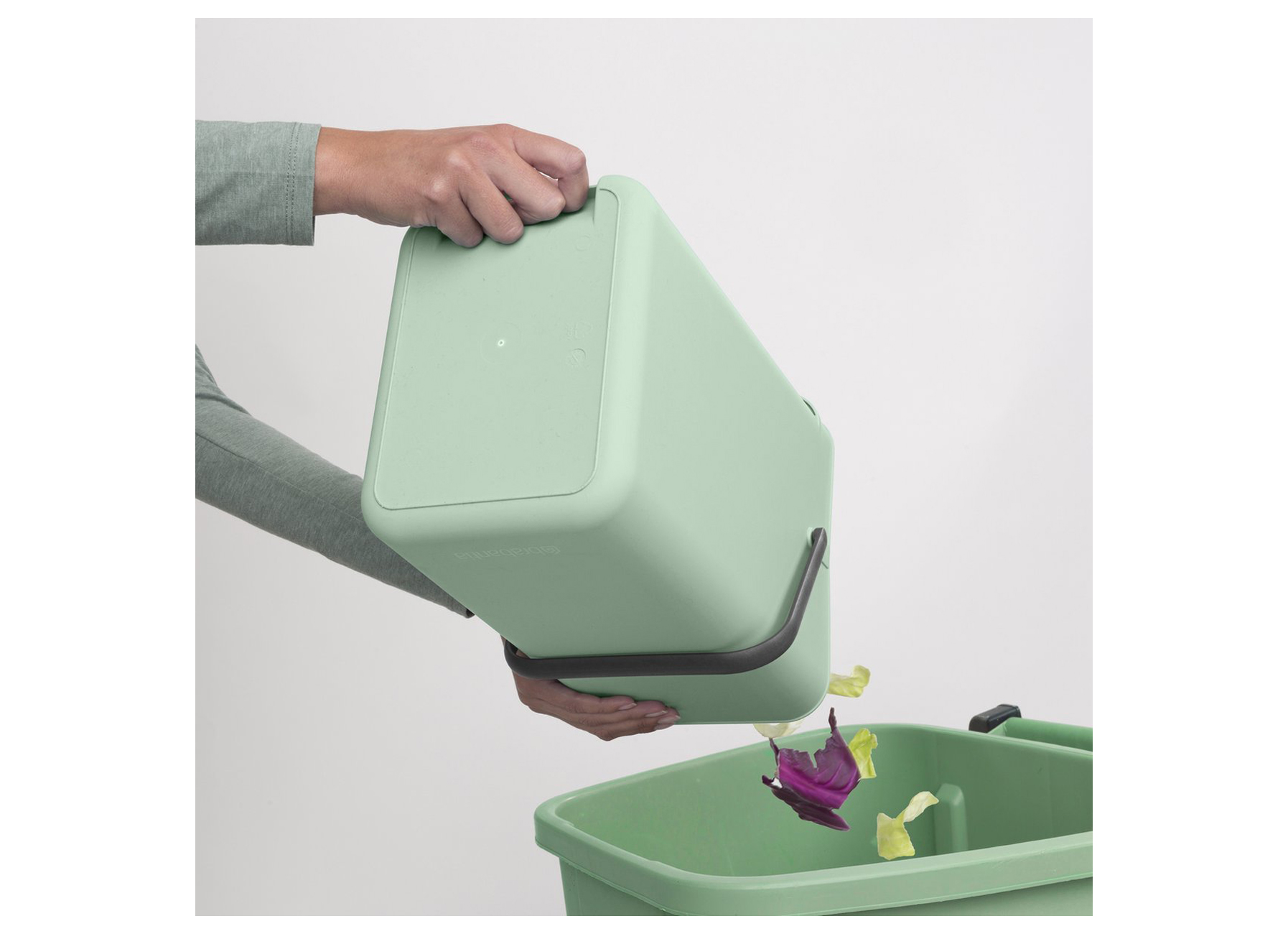 BRABANTIA POUBELLE SORT & GO 12L VERT JADE