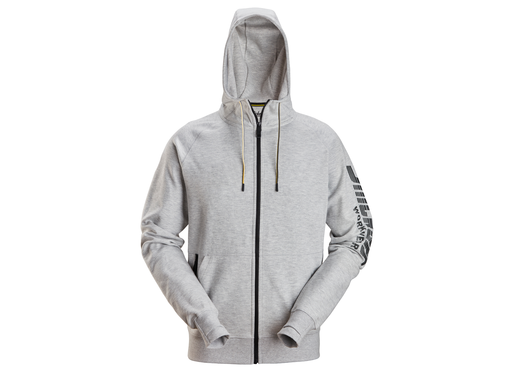 SNICKERS SWEATSHIRT A CAPUCHE AVEC LOGO GRIS MELANGE T=005