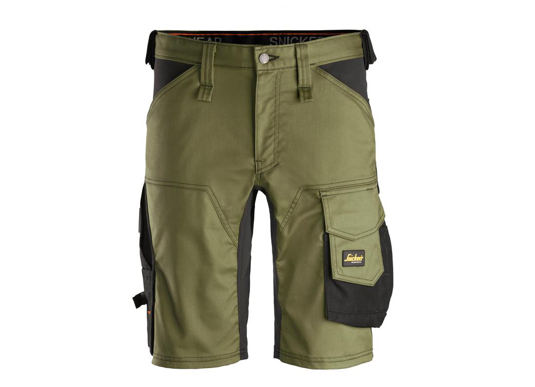 SNICKERS AW STRETCH SHORT KHAKI GROEN M:50