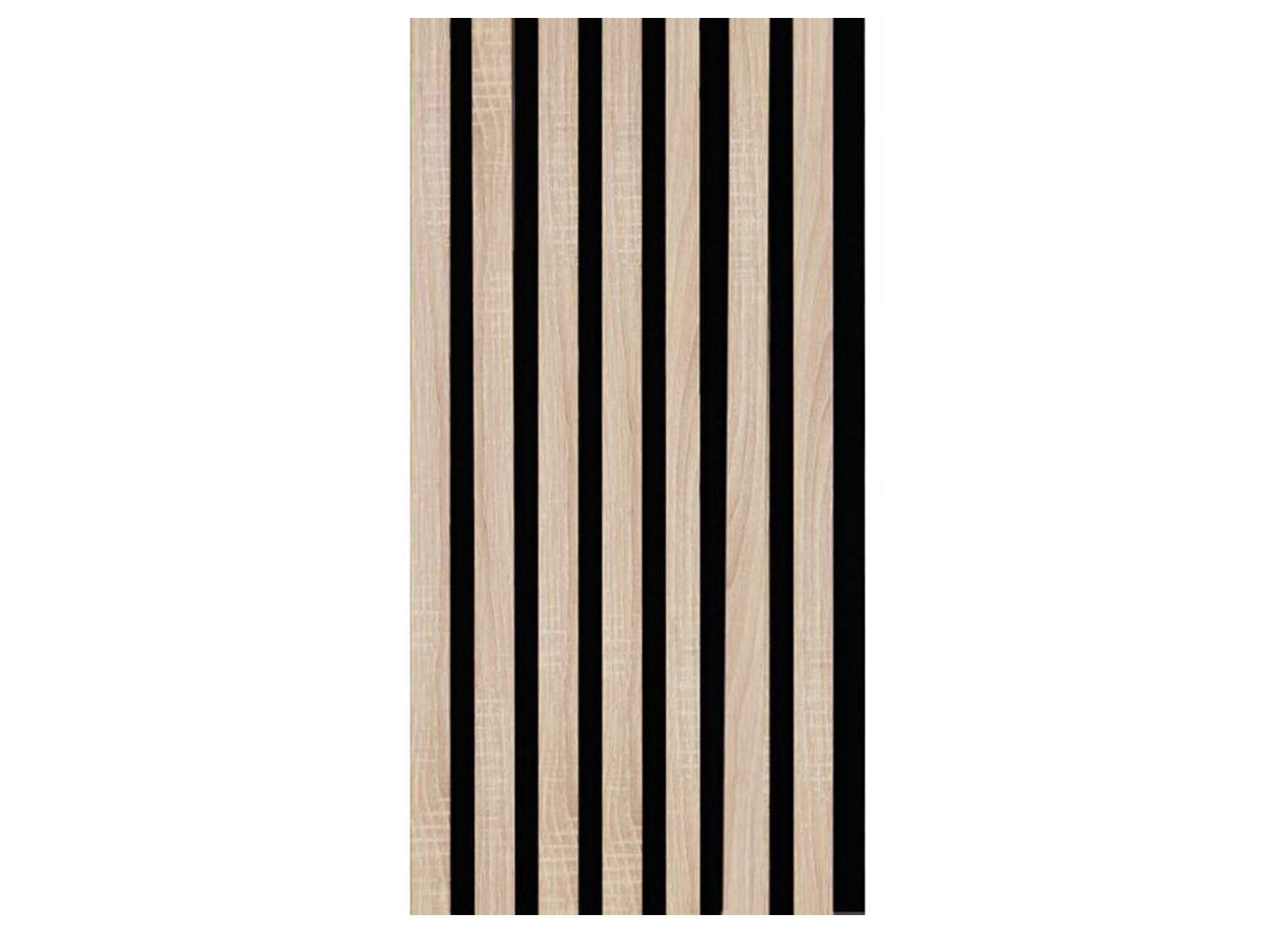 DECOWALL ACOUSTIC PANNEAU A LATTES EN BOIS 260X30CM