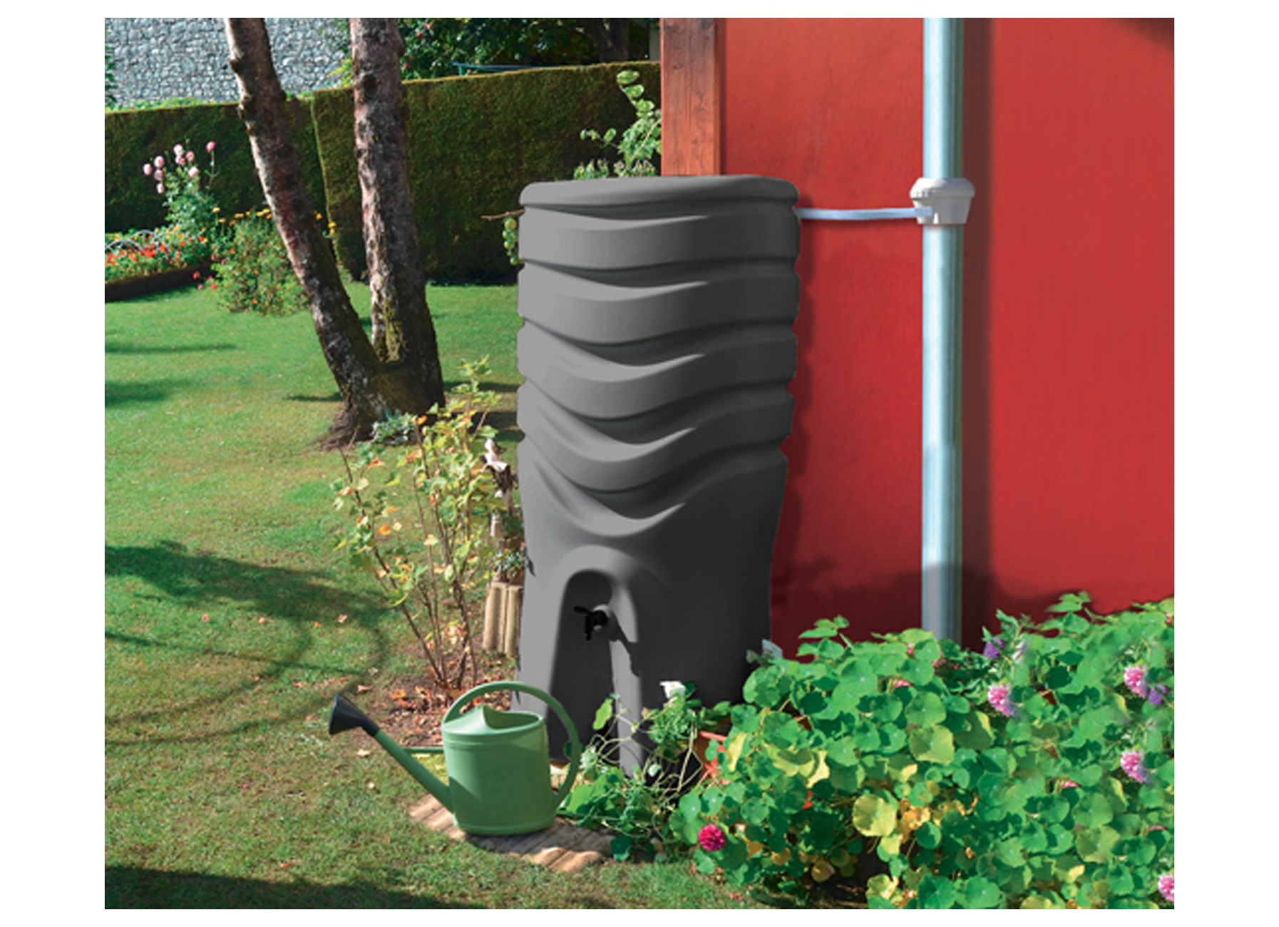 RECUP''ECO RECUPERATEUR D''EAU CONIQUE 550L ANTHRACITE