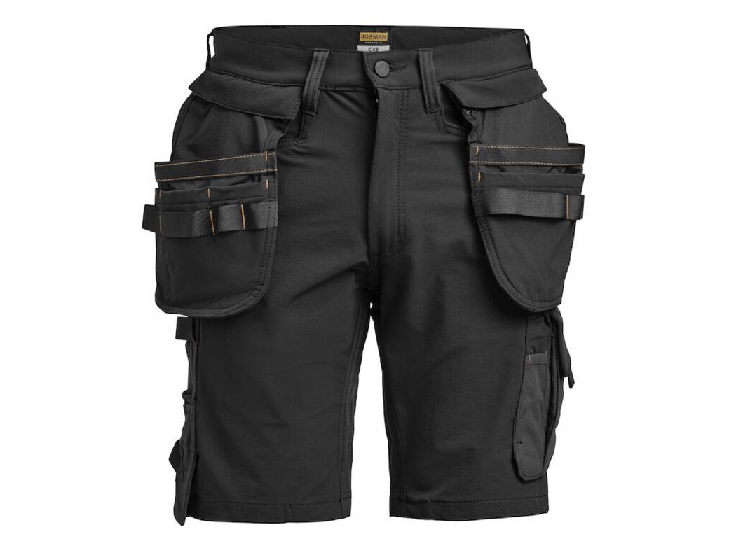 JOBMAN CRAFTSMAN SHORT STRETCH 2397 ZWART C46