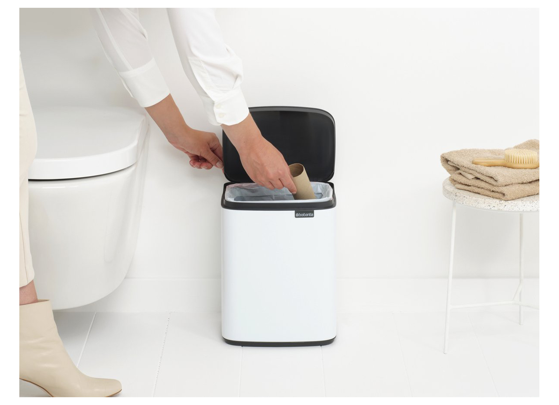 BRABANTIA BO POUBELLE 7L WHITE