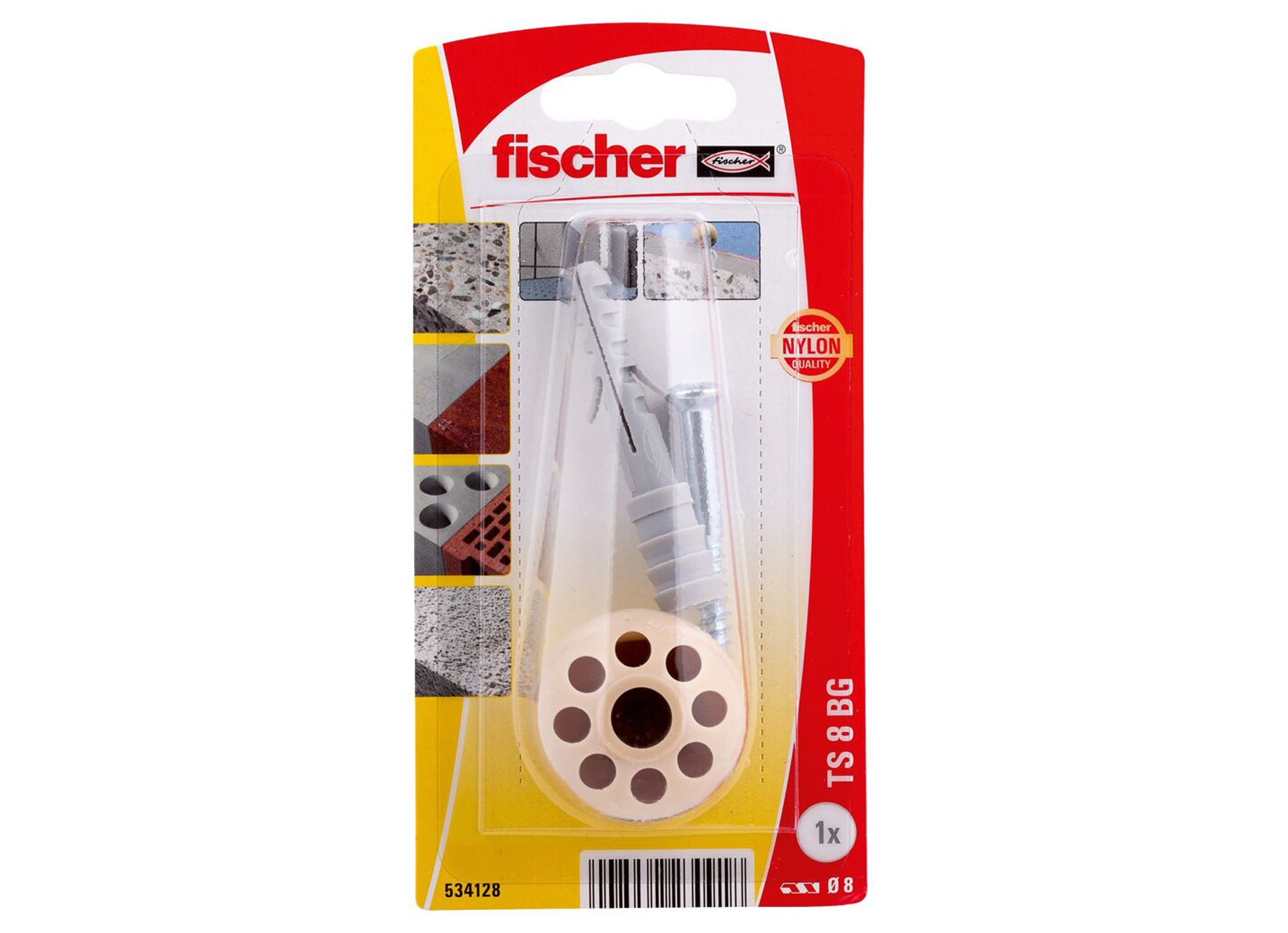 FISCHER DEURSTOP TS 8BG K NV