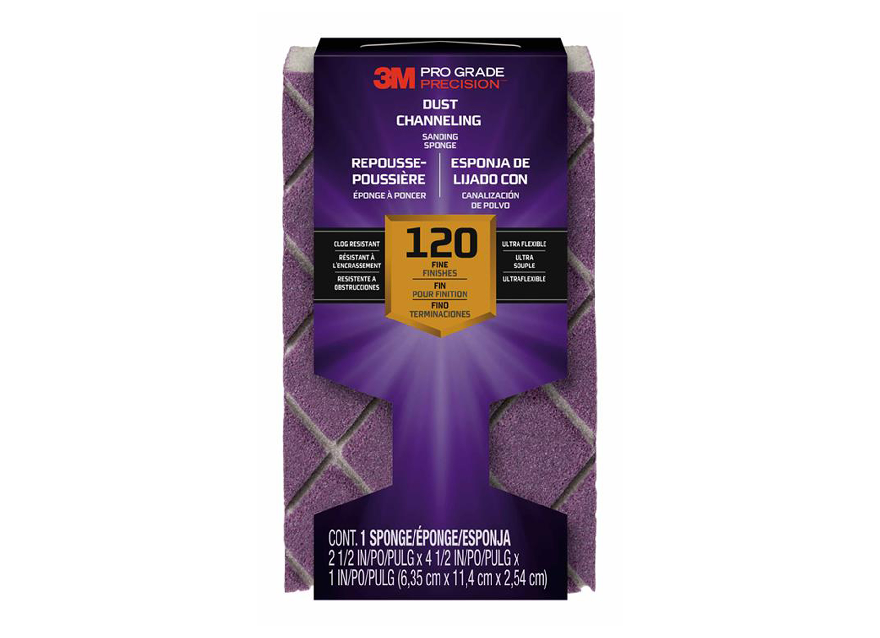 3M EPONGE ABRASIVE PRO GRADE PRECISION