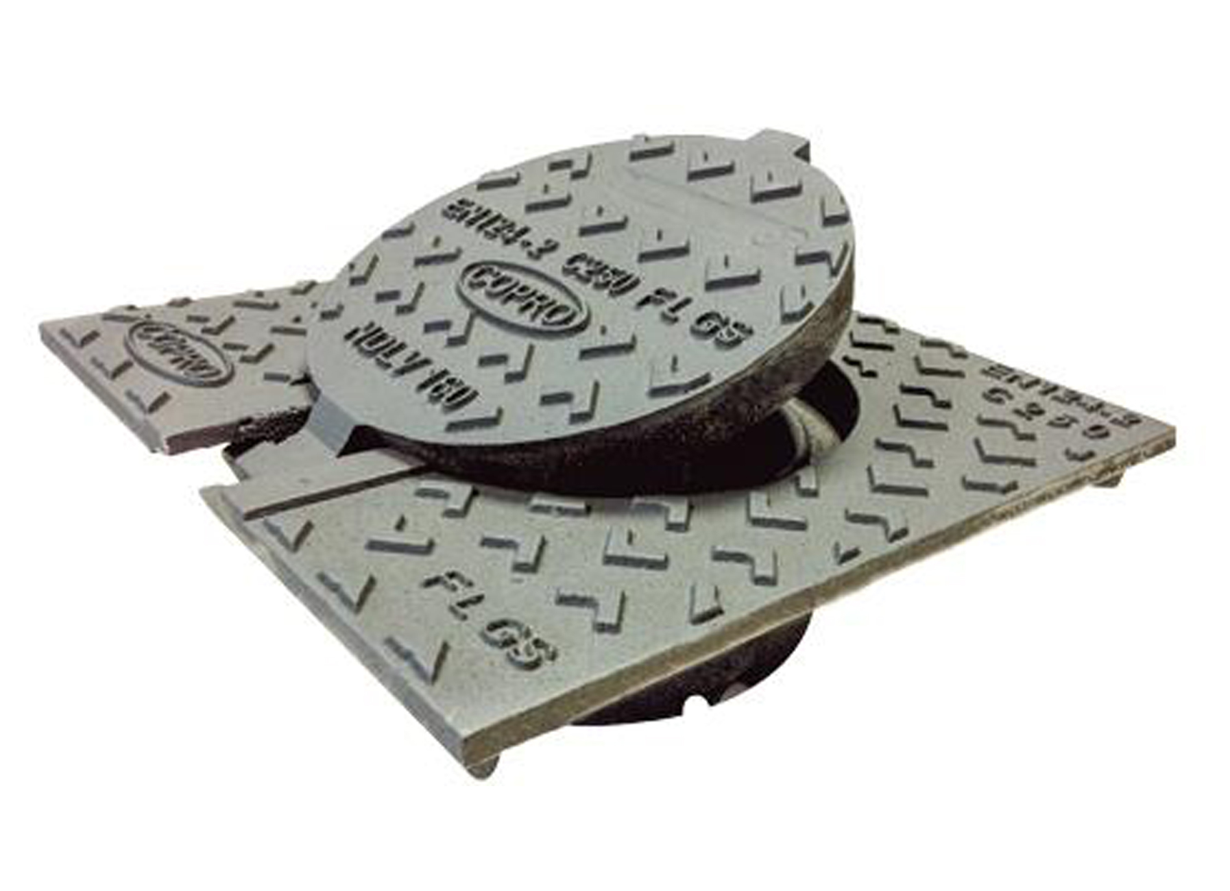 REGARD DE BRANCHEMENT FONTE C250 POUR TUYAU Ø160  DWA