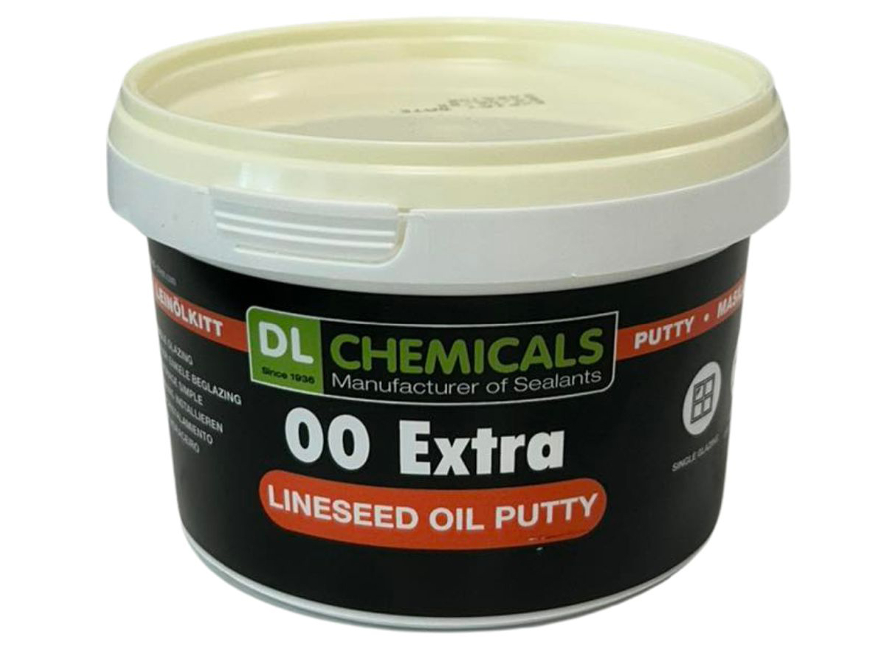DL CHEMICALS MASTIC A BASE D''HUILE DE LIN 00 EXTRA WHITE