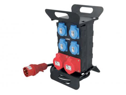 LUMX COFFRET DE DISTRIBUTION CHANTIER 400V 16A 6400W